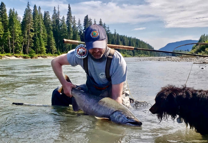 Spey fishing for Chinook salmon