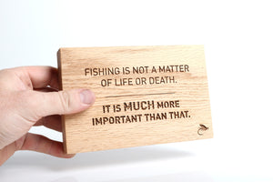 Life or Death plaque