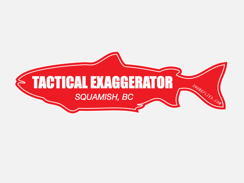 Fish sticker - Tactical Exaggerator