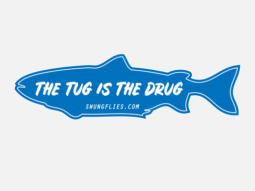 Fish sticker - The Tug is the Drug