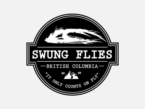 Swung Flies Crest Sticker